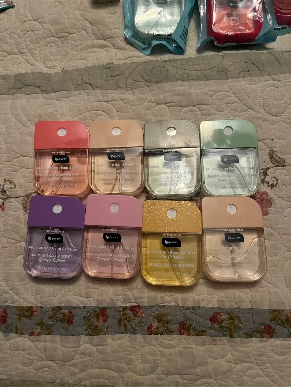 Moisturizing Hand Sanitizer Pocket Spray – Assorted Pastel Colors